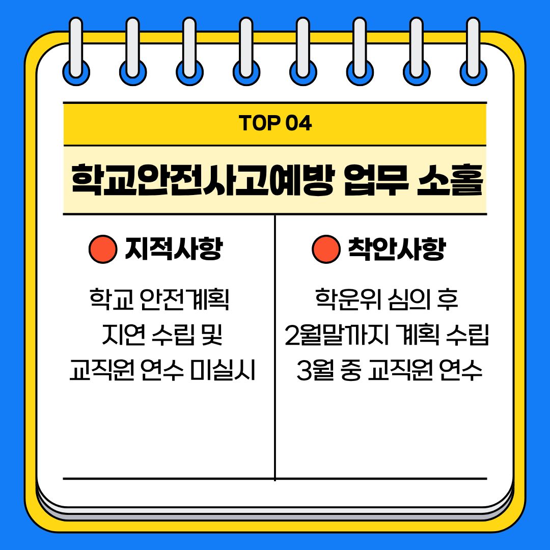 주요 지적사례